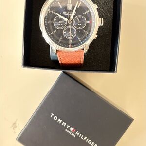 Tommy Hilfiger Watch with Brown Strap